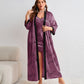 Plus Size Love Sling Nightgown Two Piece Women Casual Homewear Loose Lace Up Nightgown