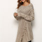 Autumn Winter plus Size Women Clothes Tassel Knitted Sweater Coat