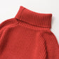 Turtleneck Pullover Thick Needle Soft Sweater Autumn Winter Coat Lazy Loose Top for Women