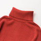 Turtleneck Pullover Thick Needle Soft Sweater Autumn Winter Coat Lazy Loose Top for Women