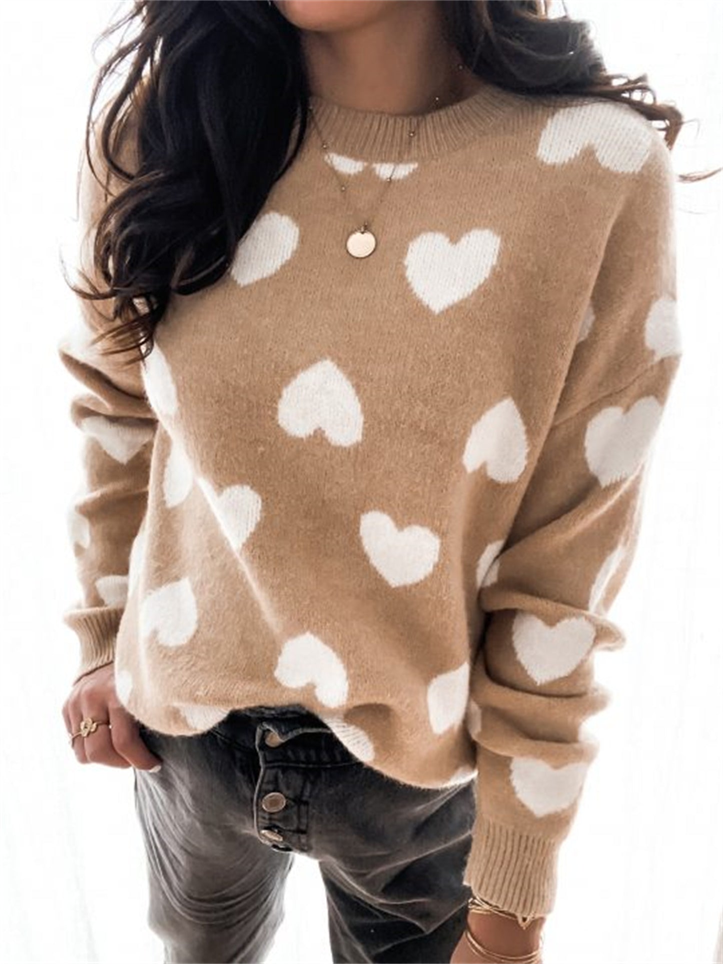 Sweater Women Pullover Love Sweater