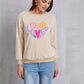 YOU ARE LOVED Dropped Shoulder Sweatshirt