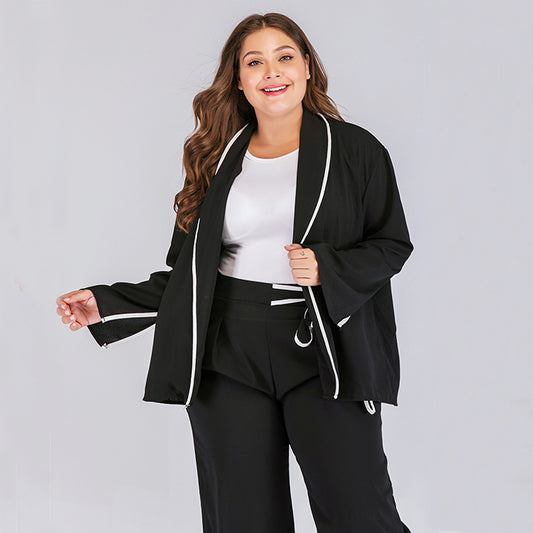 Plus Size Autumn Women Coat Office Fashionable Jacket